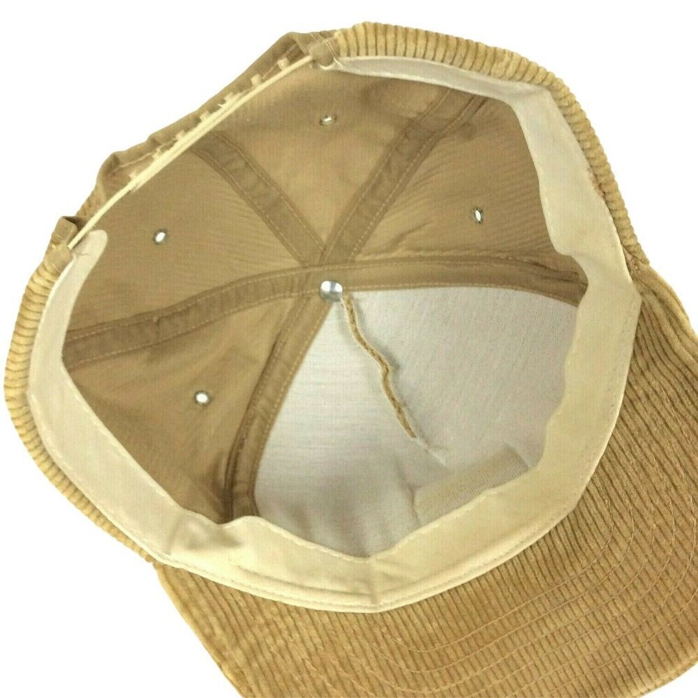 Texas Instruments Patch Snapback Hat Tan Corduroy… - image 7